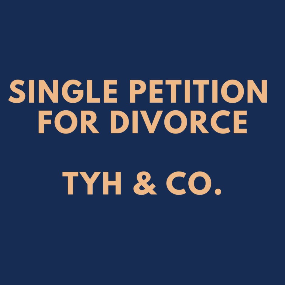 Start Single Petition Divorce Procedure In Malaysia by TYH & Co. Lawyers